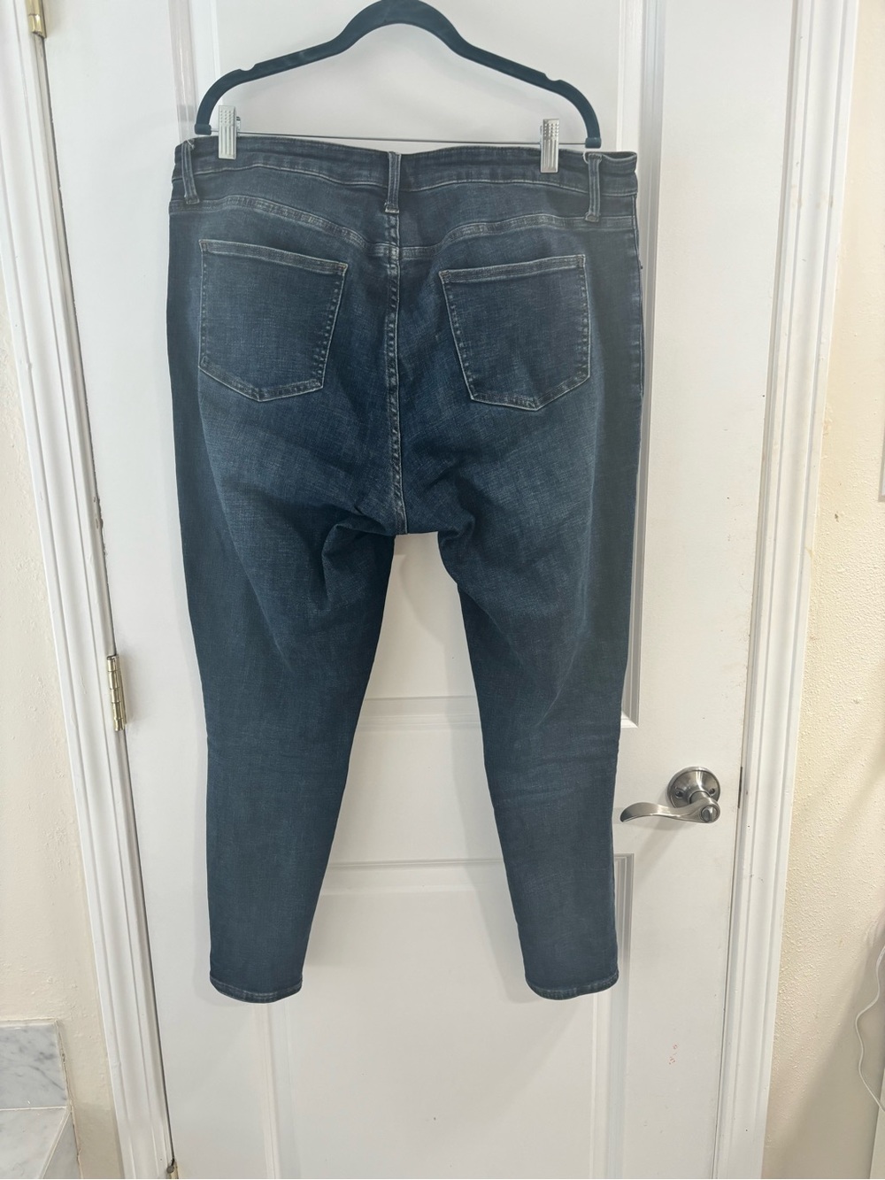 pistola Dark Blue Cropped High-Rise Jeans - Picture 6 of 7